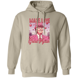 Make Love Great Again Funny Trump Valentine's Day Bright Shirt HA75 64292