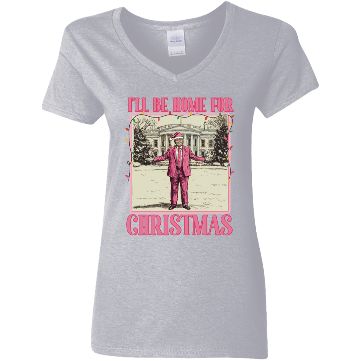 I'll be home for Xmas Funny Trump Shirt HA75 63627