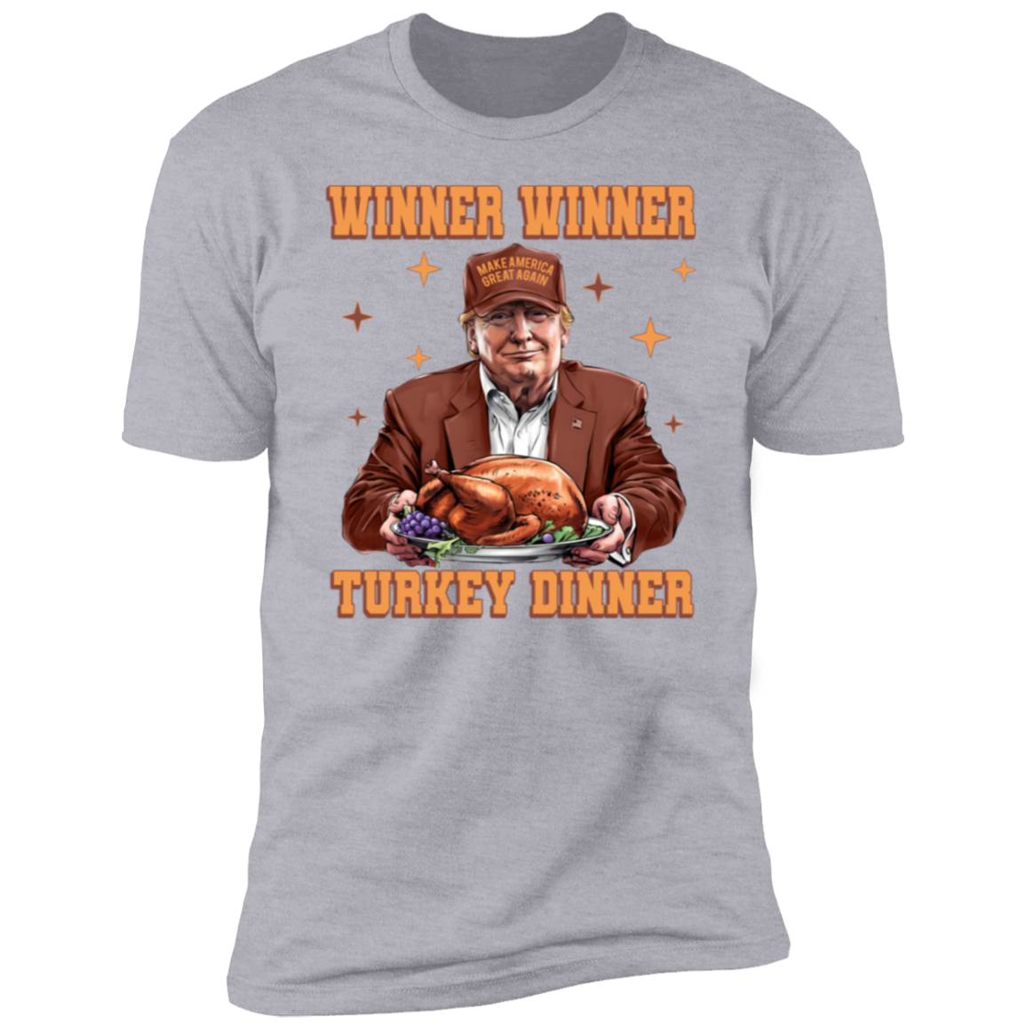 Trump Great Again Winner Turkey Dinner Bright Shirt LM32 63913