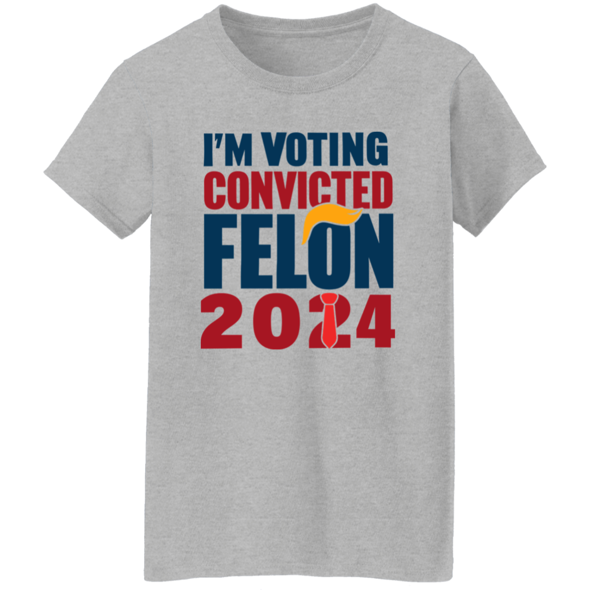Donald Trump I'm Voting Convicted Felon 2024 Shirt DM01 62769