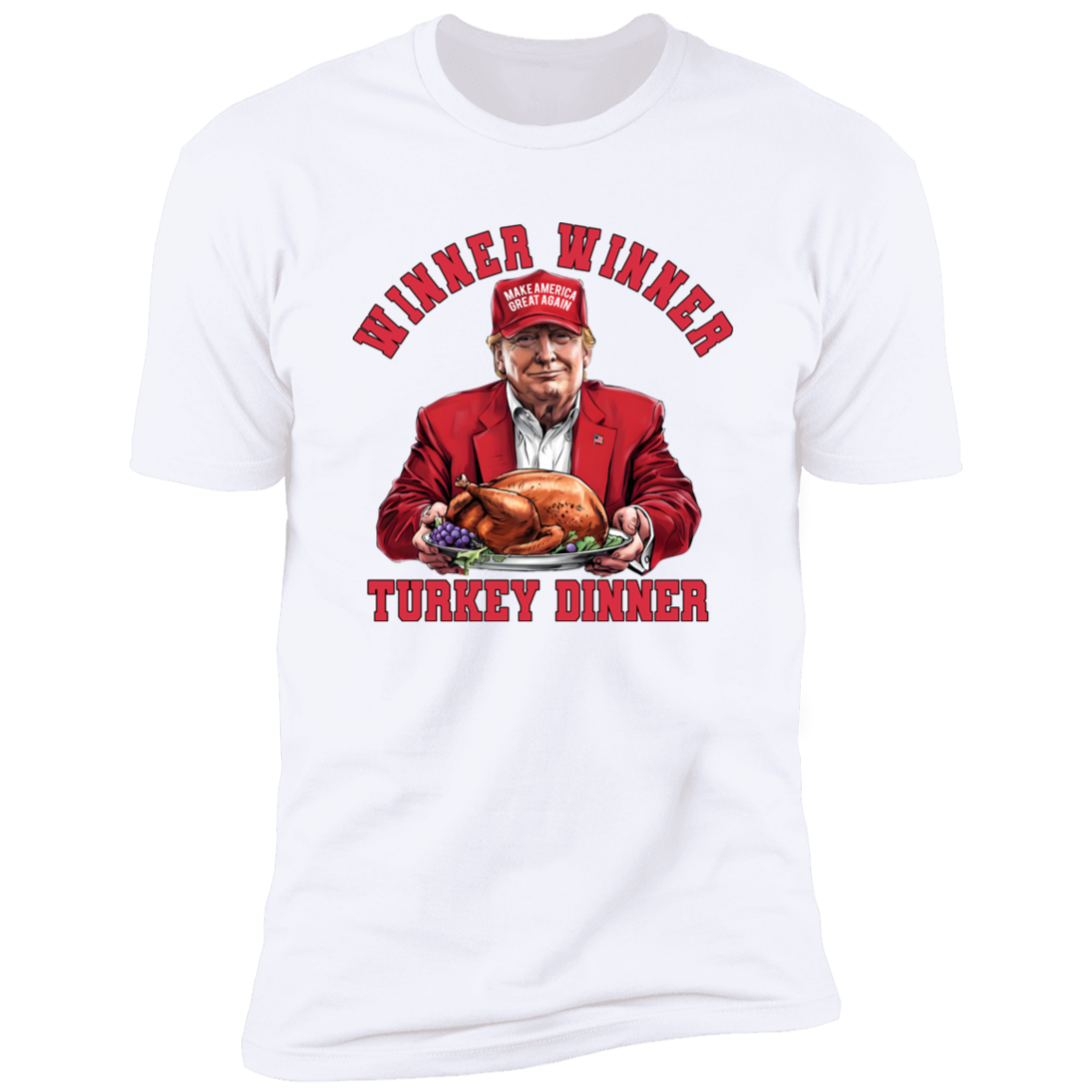 Winner Winner Turkey Dinner Bright Shirt Funny Gift For Trump Lovers HO82 67108