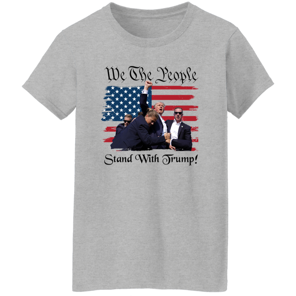 We The People Stand With Trump Bright Shirt HA75 63314