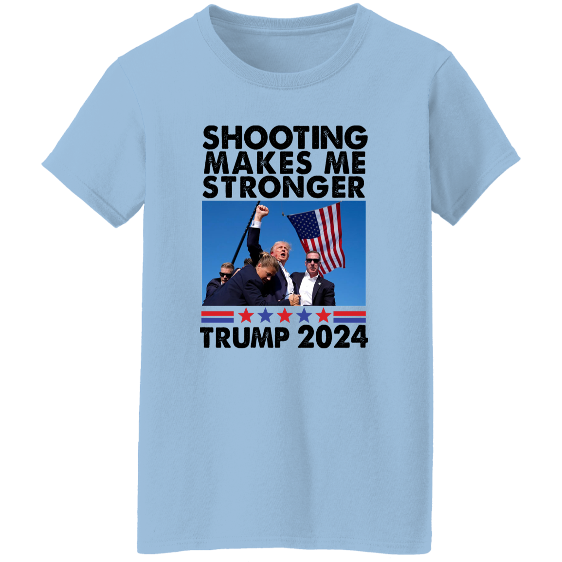 Sh**ting Makes Me Stronger Trump 2024 Bright Shirt TH10 63423