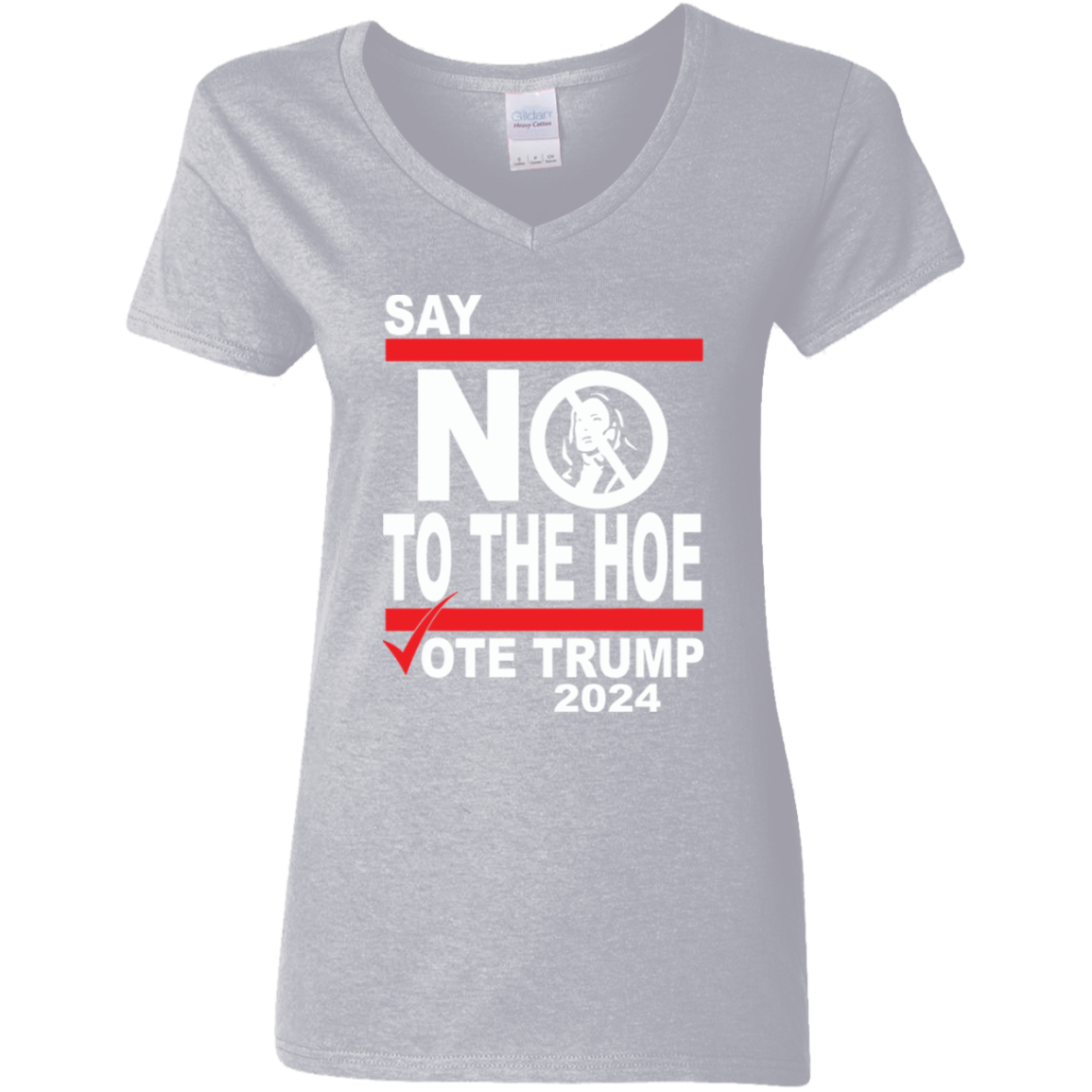 Say No To The Hoe Vote Trump 2024 Dark Shirt TH10 63545