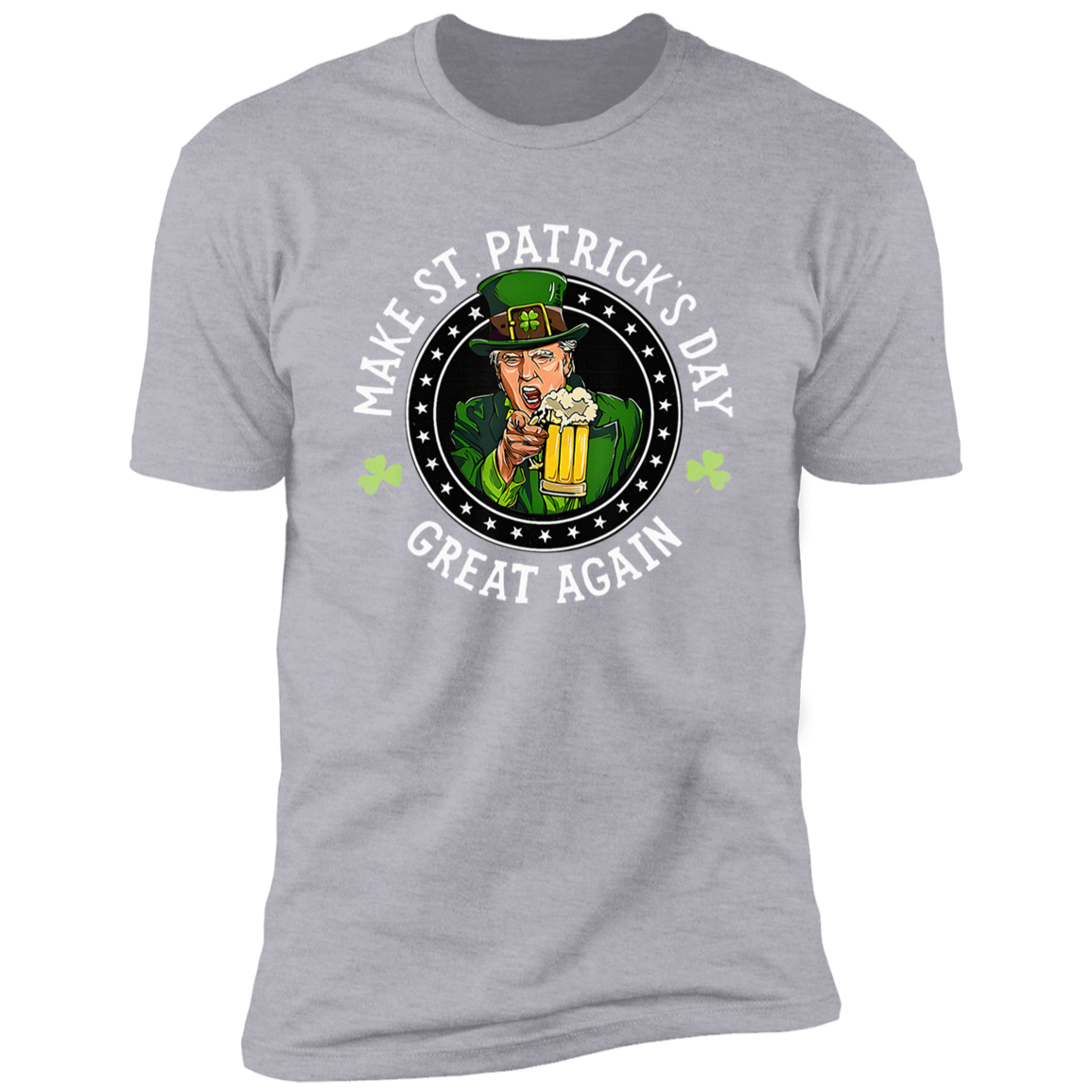 Make St Patrick's Day Great Again Funny Trump Republican 2024 Dark Shirt HO82 65610