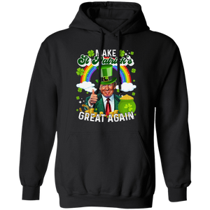 Make St Patrick's Day Great Again Funny Rich Trump Dark Shirt HO82 65608