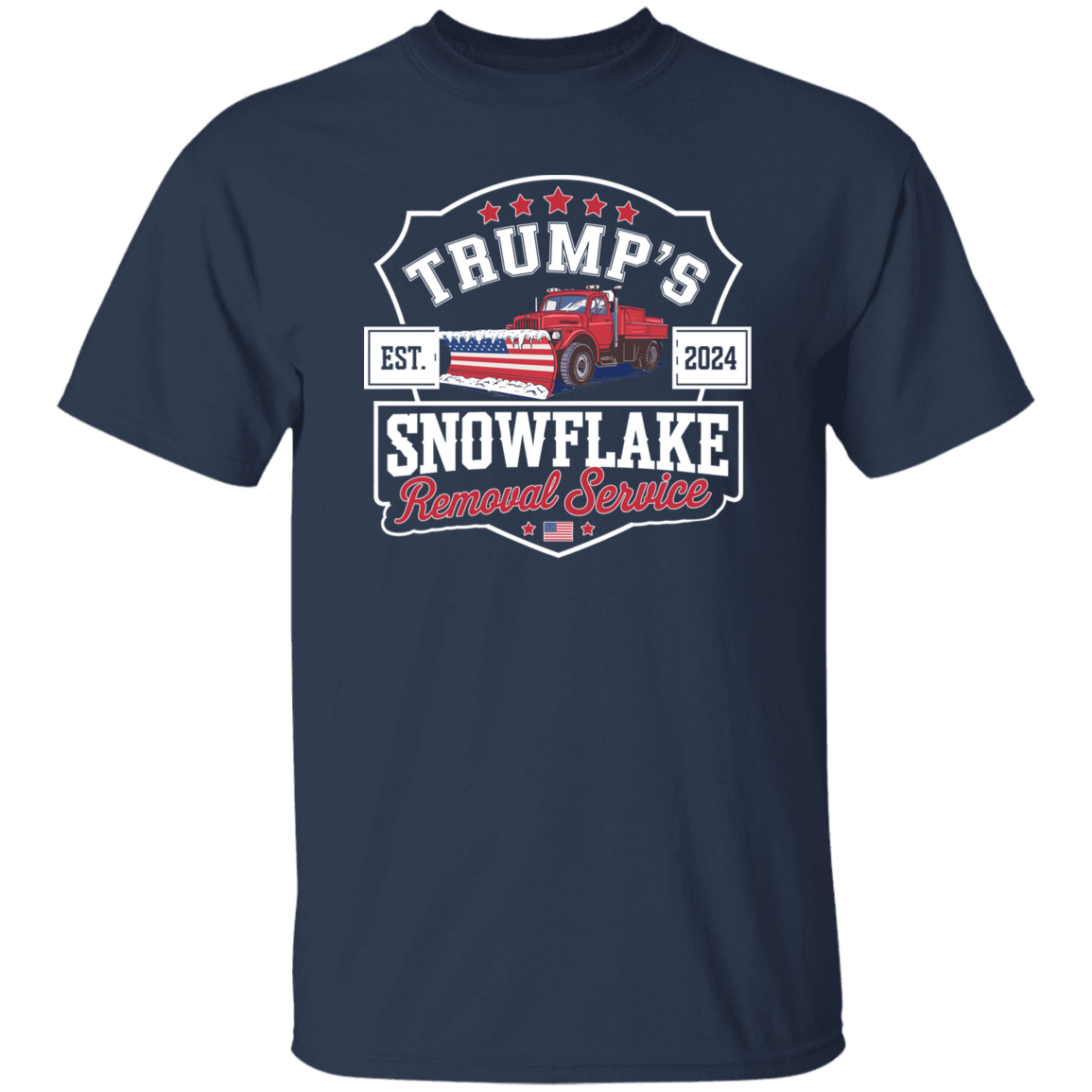 Trumps Snowflake 2024, Snowflake Removal Trump Dark Shirt HA75 67162