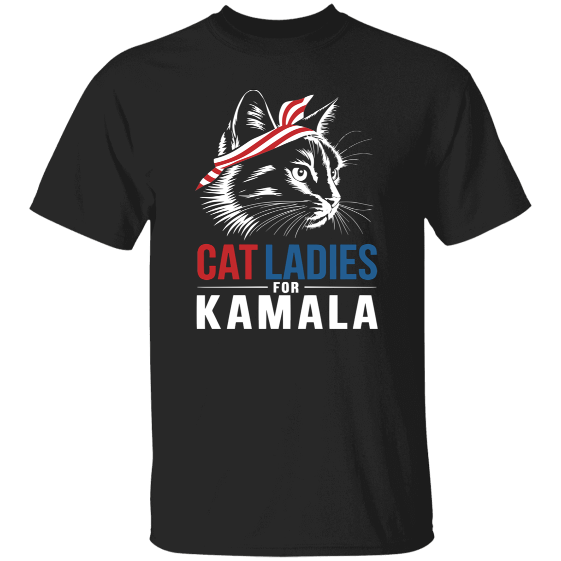 Cat Ladies For Kamala Shirt | Kamala Harris 2024 Shirt HA75 63576