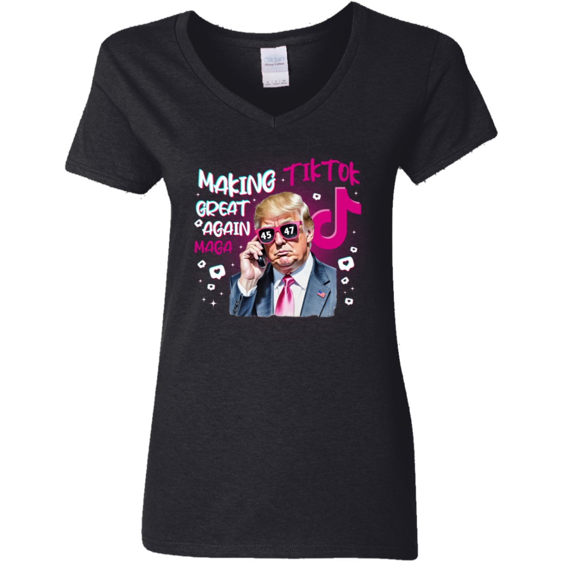 Trump Save Tiktok - Making TikTok Great Again Dark Shirt CH07 67298