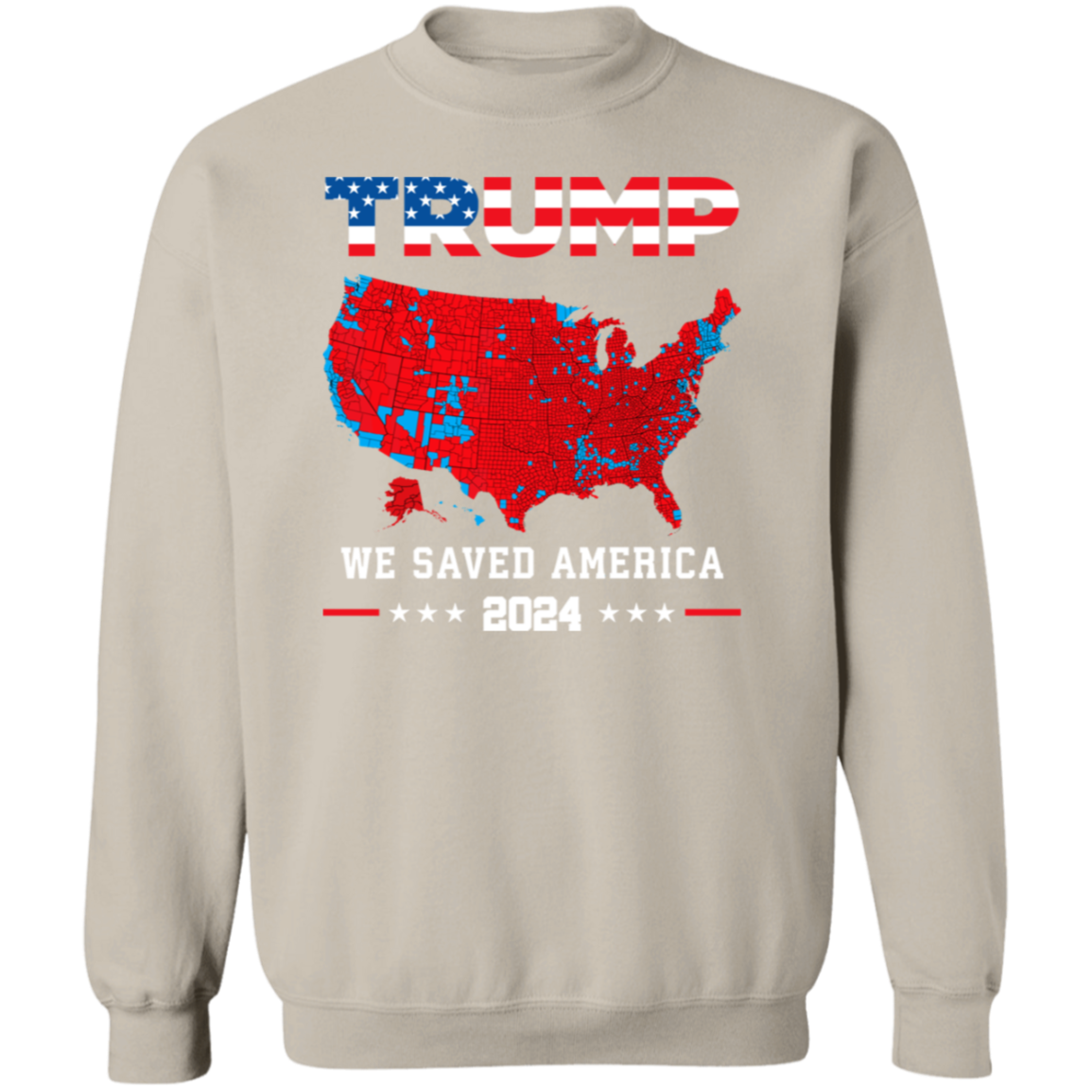 Trump We Saved America 2024 Frontside White Shirt HA75 63789