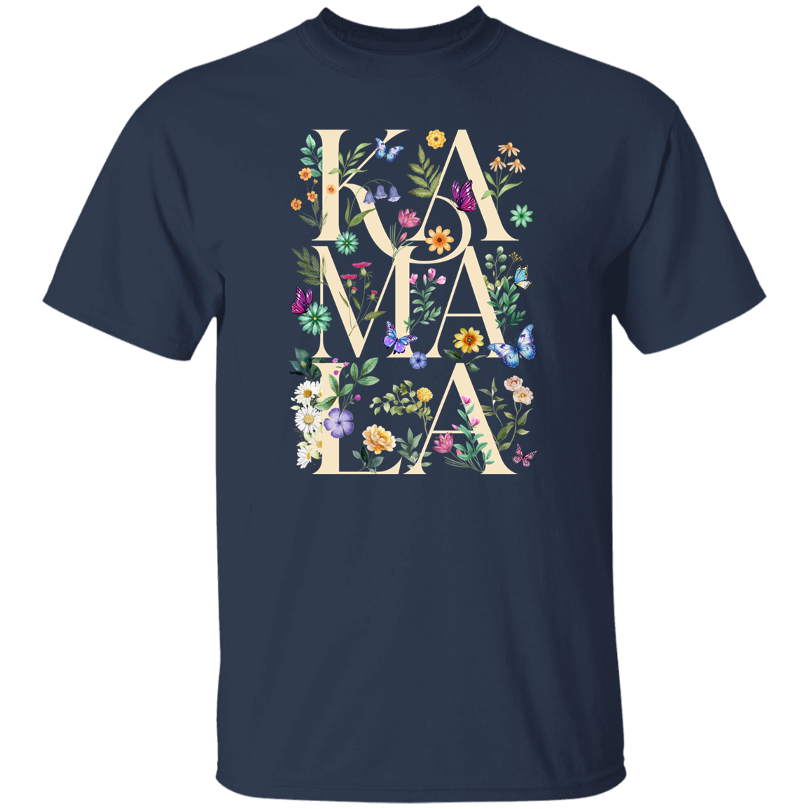 Kamala Harris Voting 2024 Presidential Election Botanical Dark Shirt HO82 65112