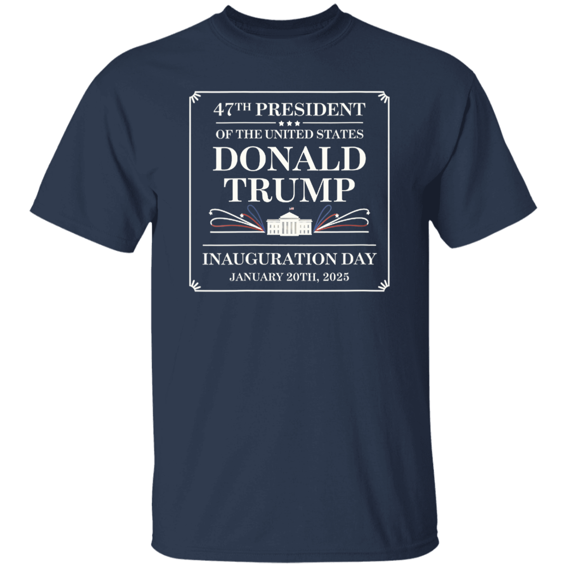 47th President Of The United States Donald Trump Inauguration Day Dark Shirt HO82 65194