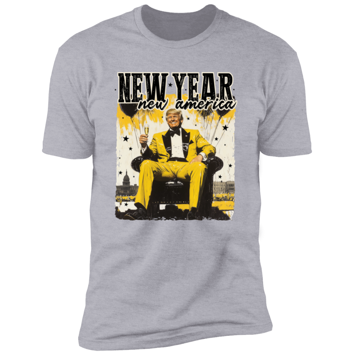 New Year New America Trump Bright Shirt HA75 64234