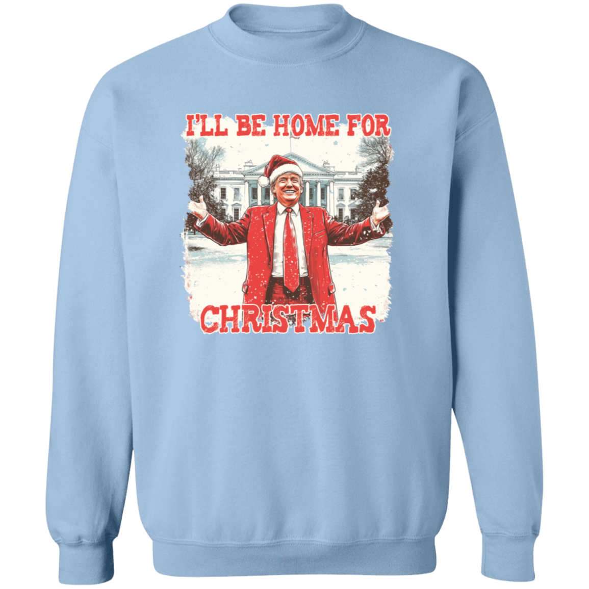 Trump I'll Be Home for Christmas | Make Christmas Great Again Shirt HA75 63760
