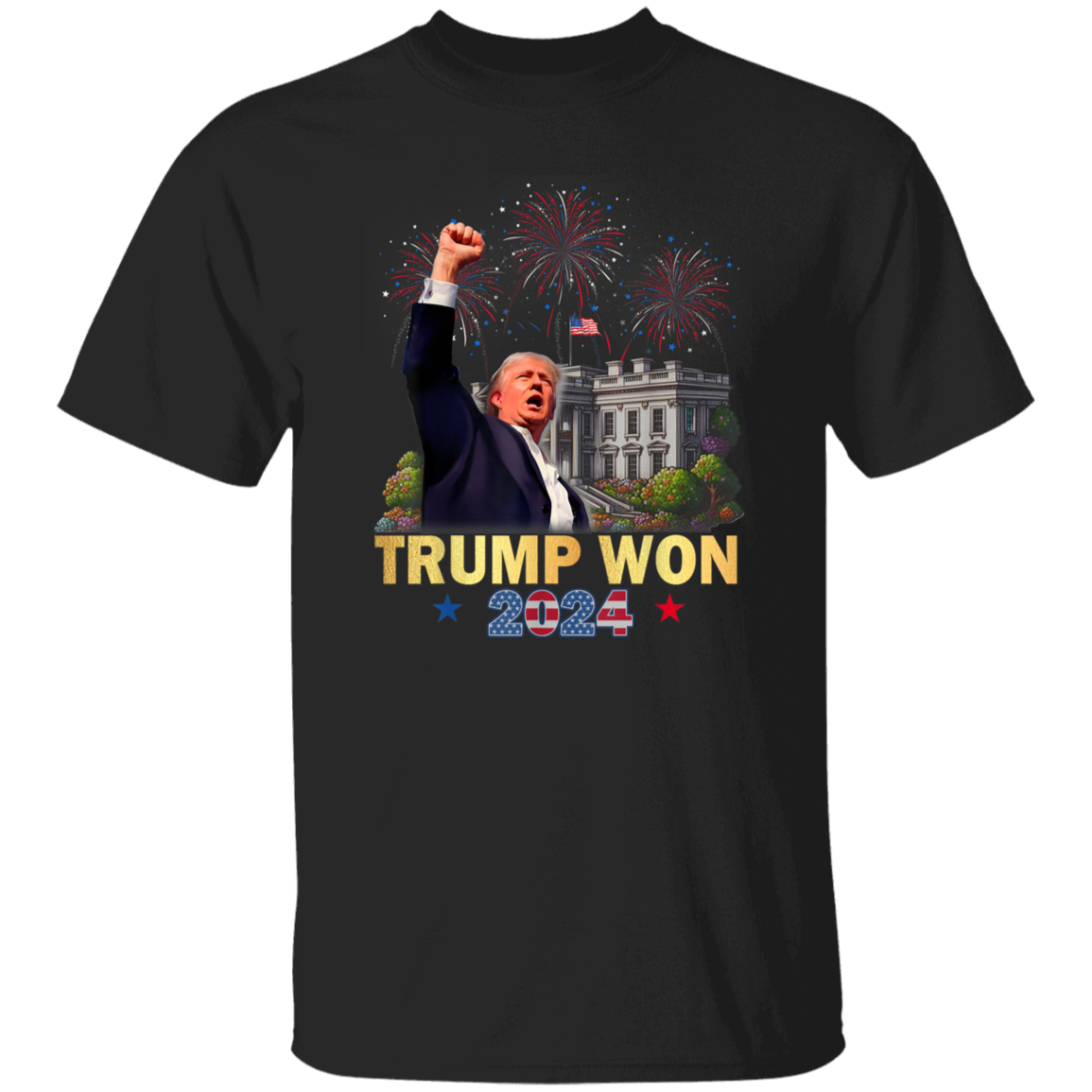 Trump Won Donald Trump US President 47th Shirt HO82 65280
