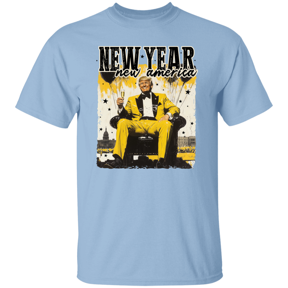 New Year New America Trump Bright Shirt HA75 64234