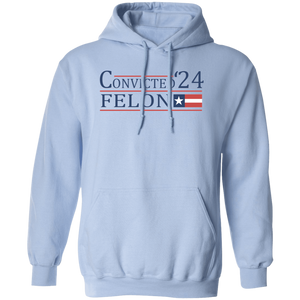 Convicted Felon 24 With America Flag Bright Shirt HO82 62706