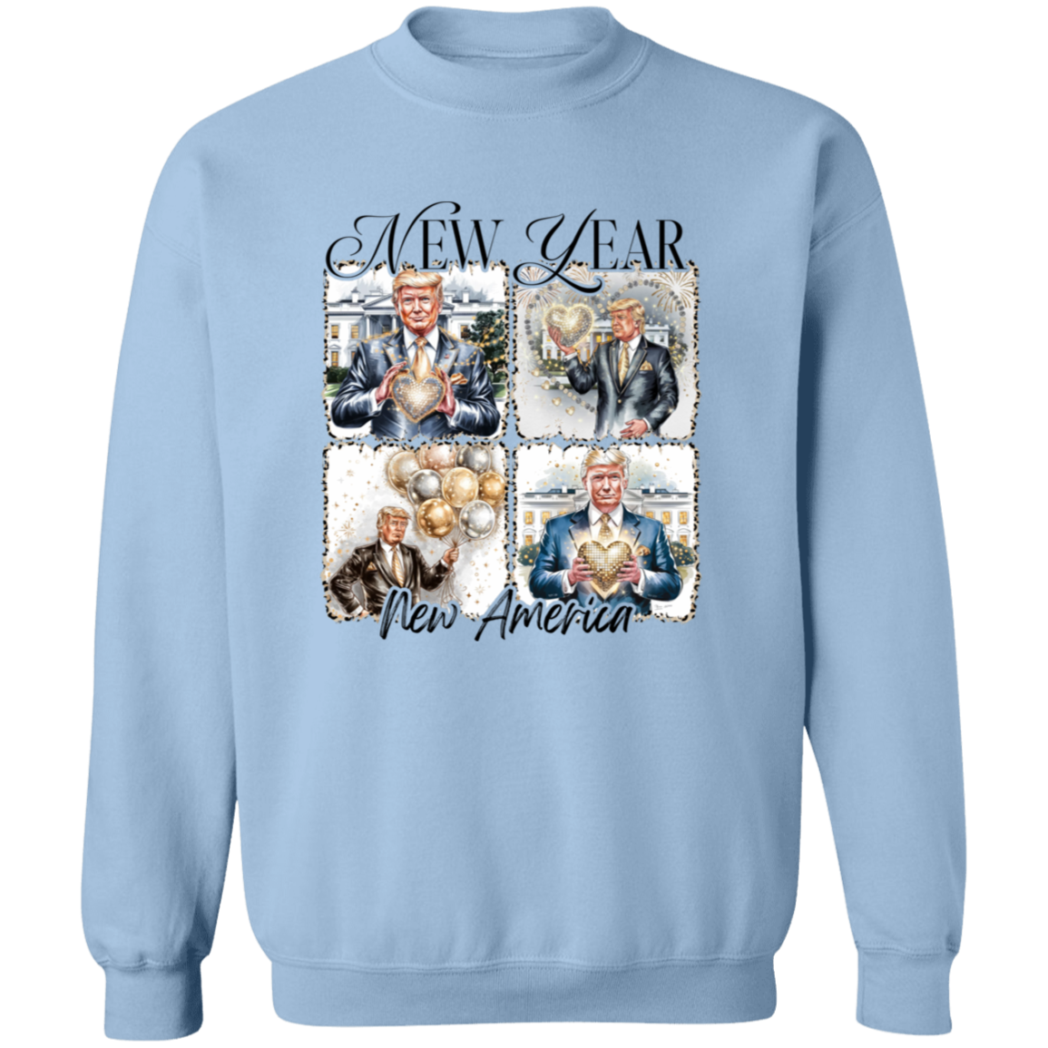 New Year New America Trump 2025 Disco Ball Bright Shirt HA75 67126