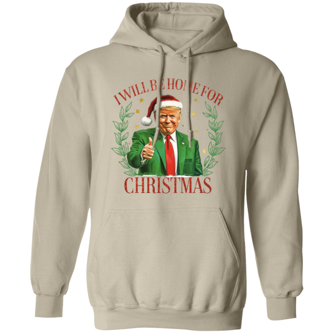 Trump Christmas Shirt - I'll Be Home for Christmas Shirt HA75 63702