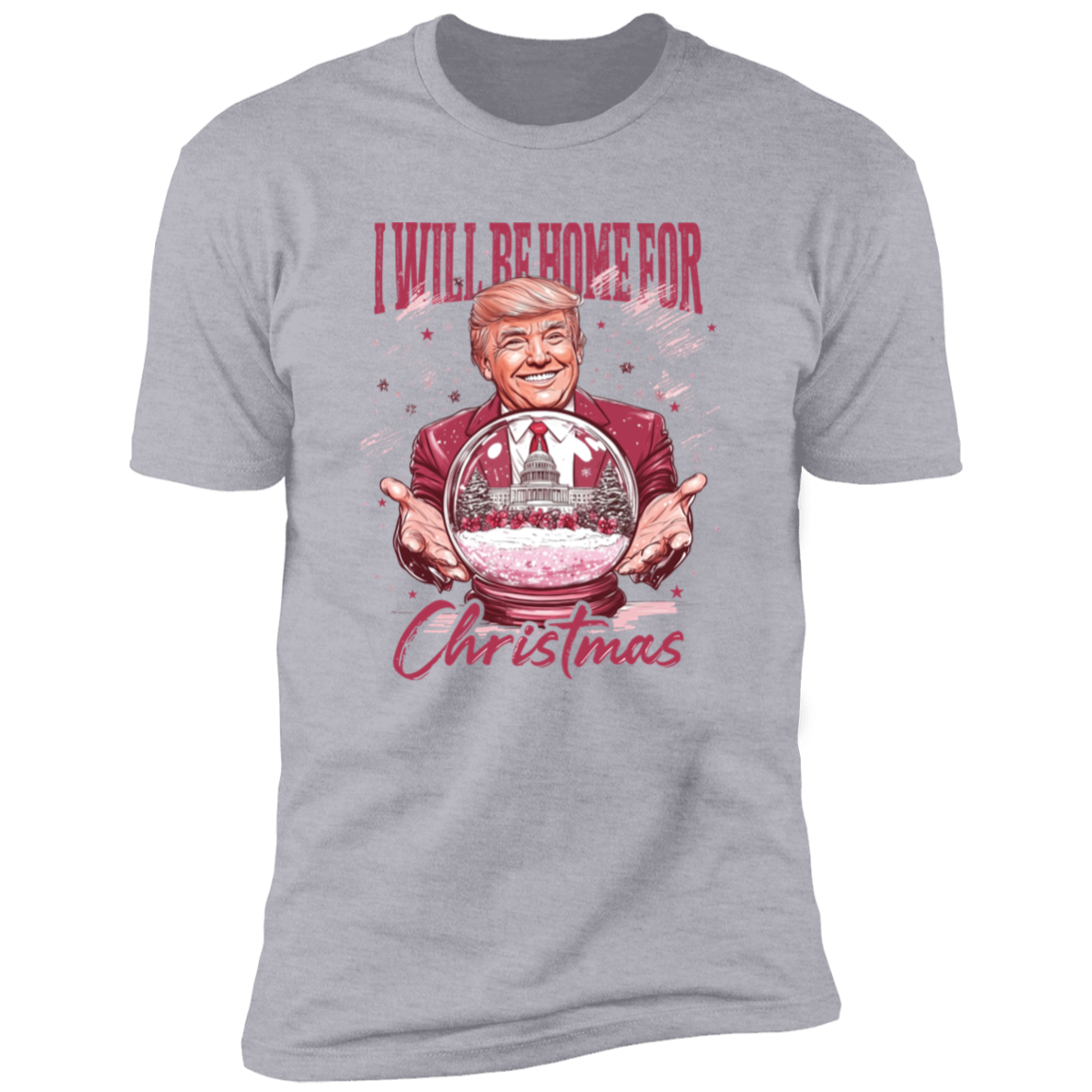 Trump I'll Be Home for Christmas - Republican Christmas Shirt HA75 63730