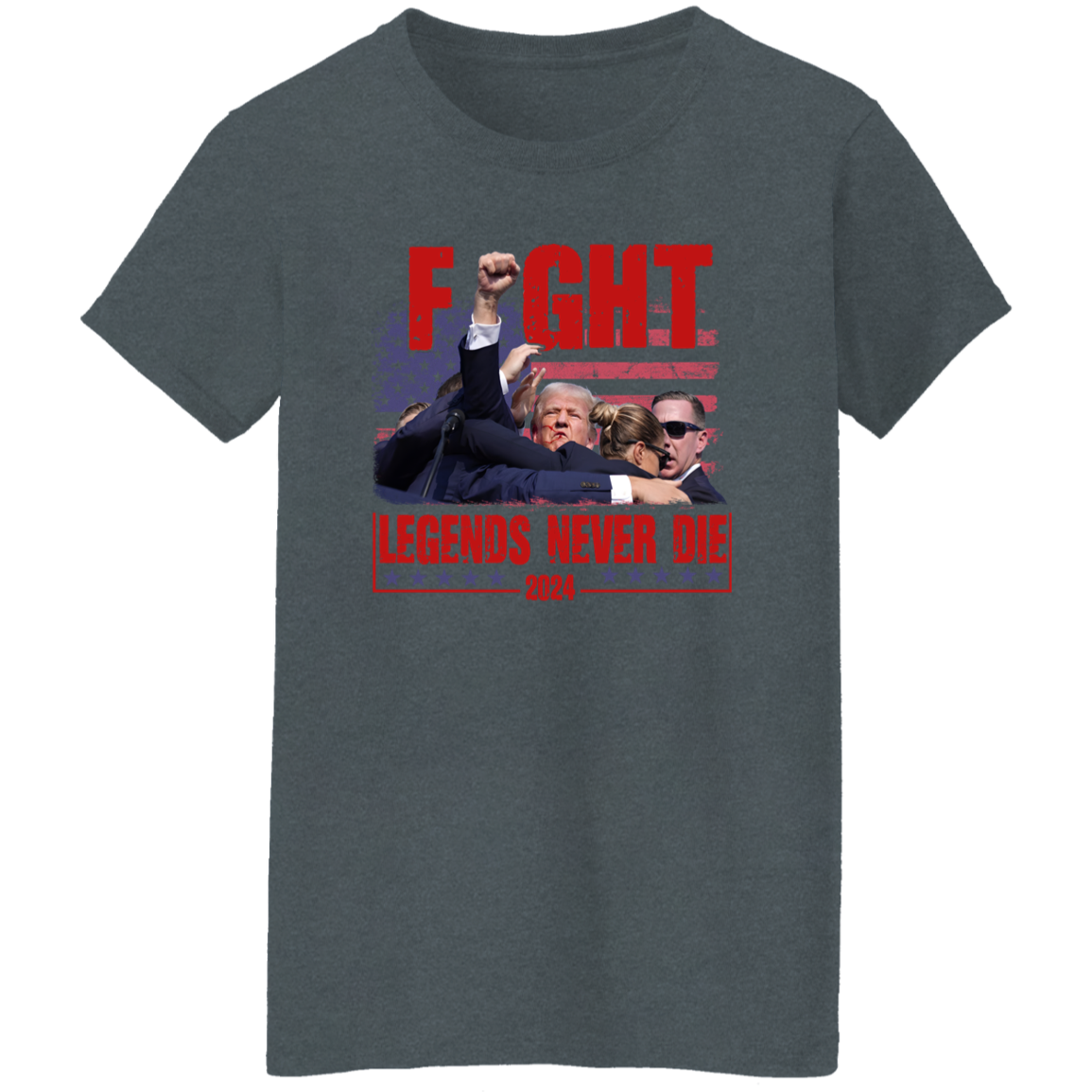 Trump F**ht - Legends Never D** 2024 Shirt HA75 63126