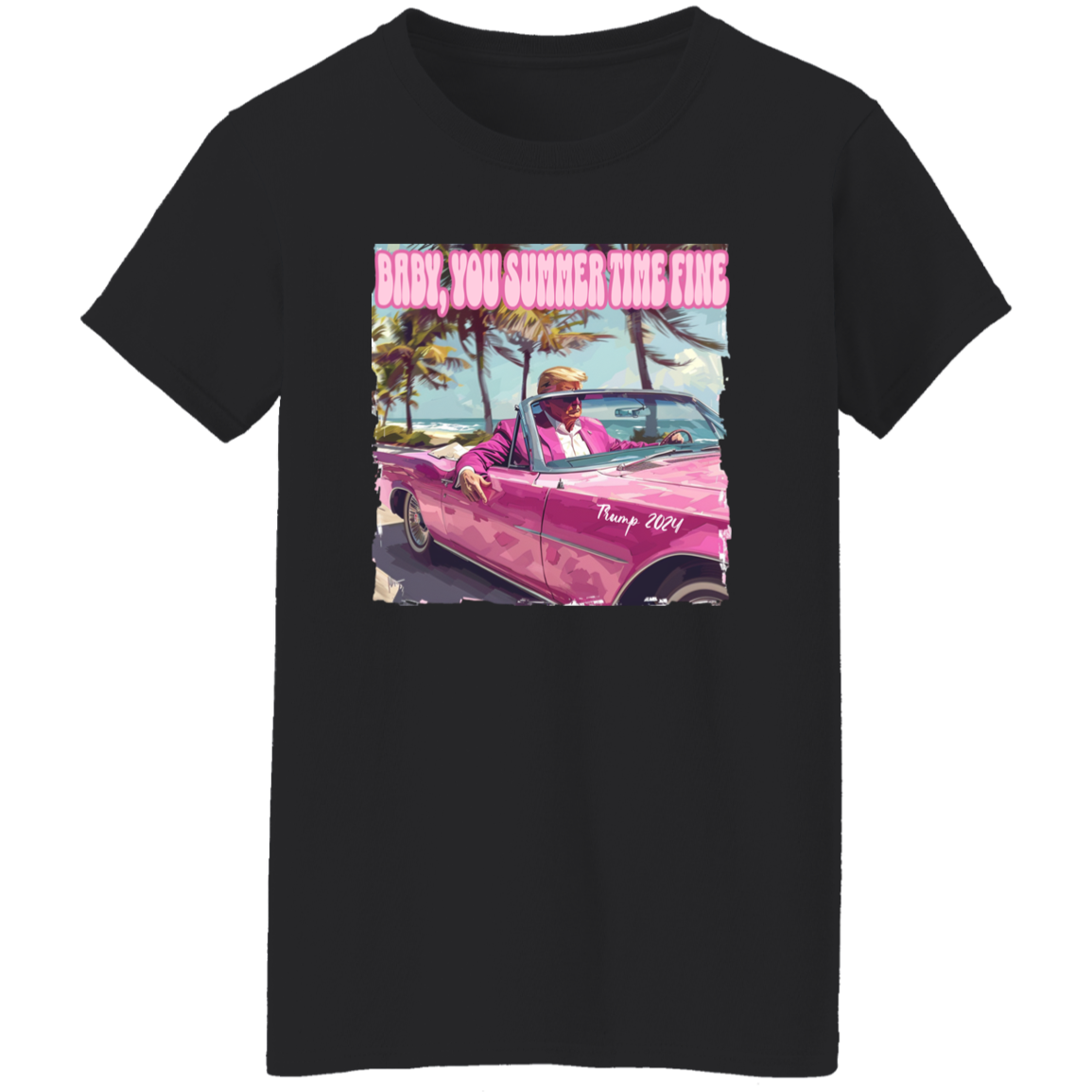 Baby You Summer Time Fine Trump Dark Shirt TH10 62533