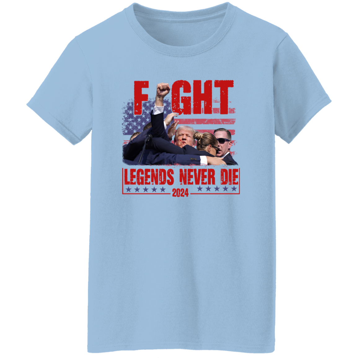 Trump F**ht - Legends Never D** 2024 Bright Shirt HA75 63128