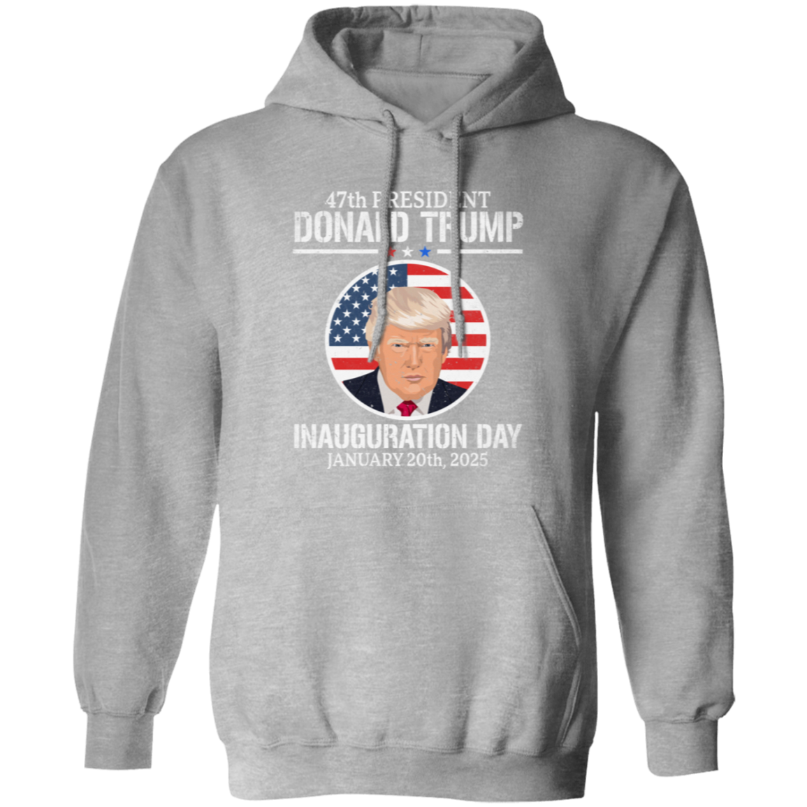 President Donald Trump Inauguration Day 2025 47th President Dark Shirt HO82 65654