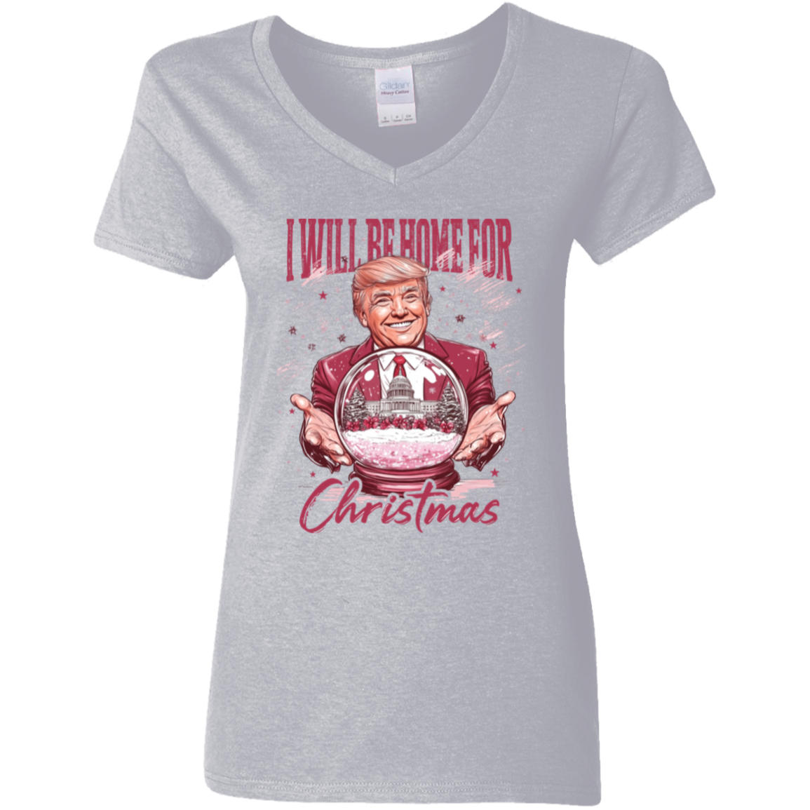 Trump I'll Be Home for Christmas - Republican Christmas Shirt HA75 63730