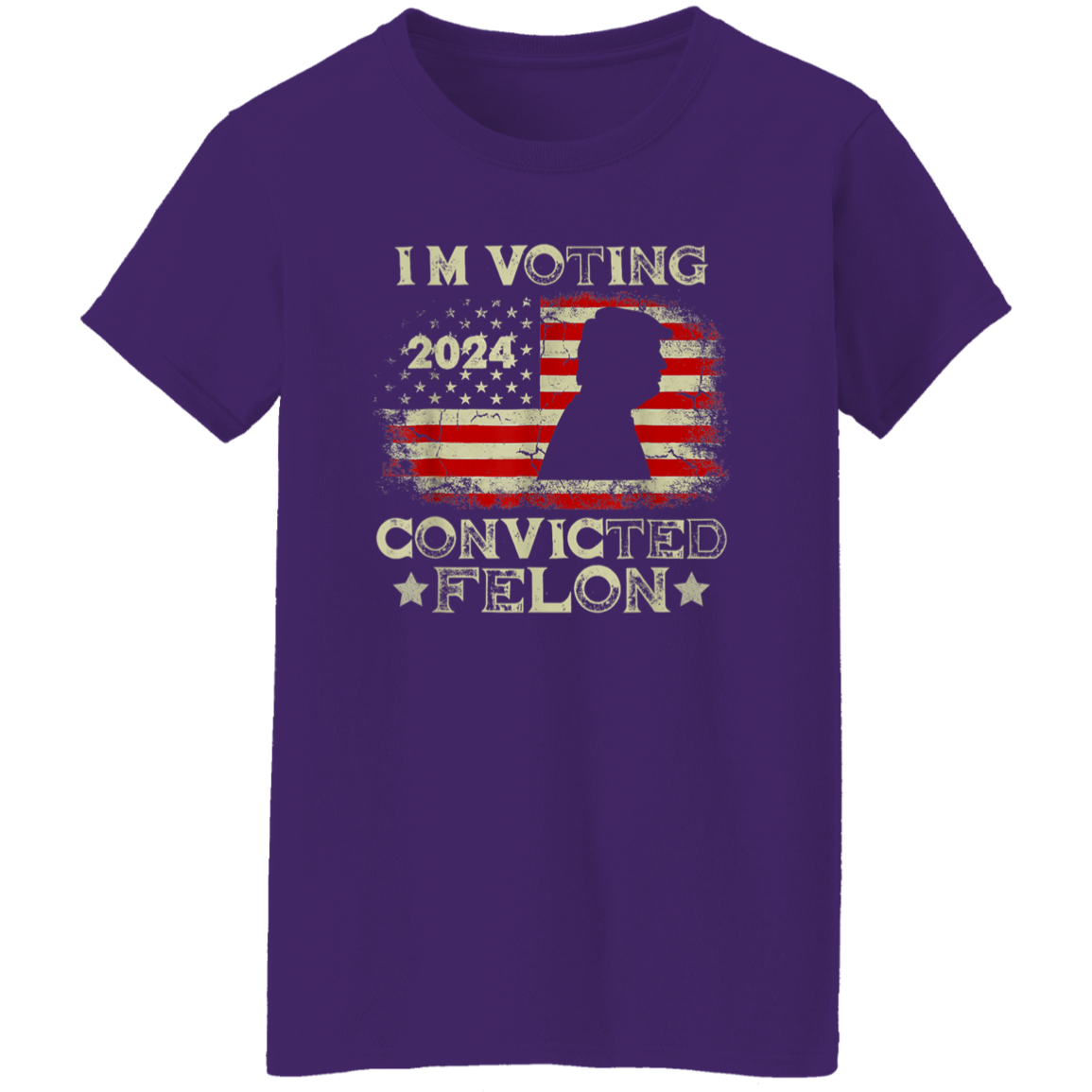 I'm Voting Convicted Felon Dark Shirt HO82 62616