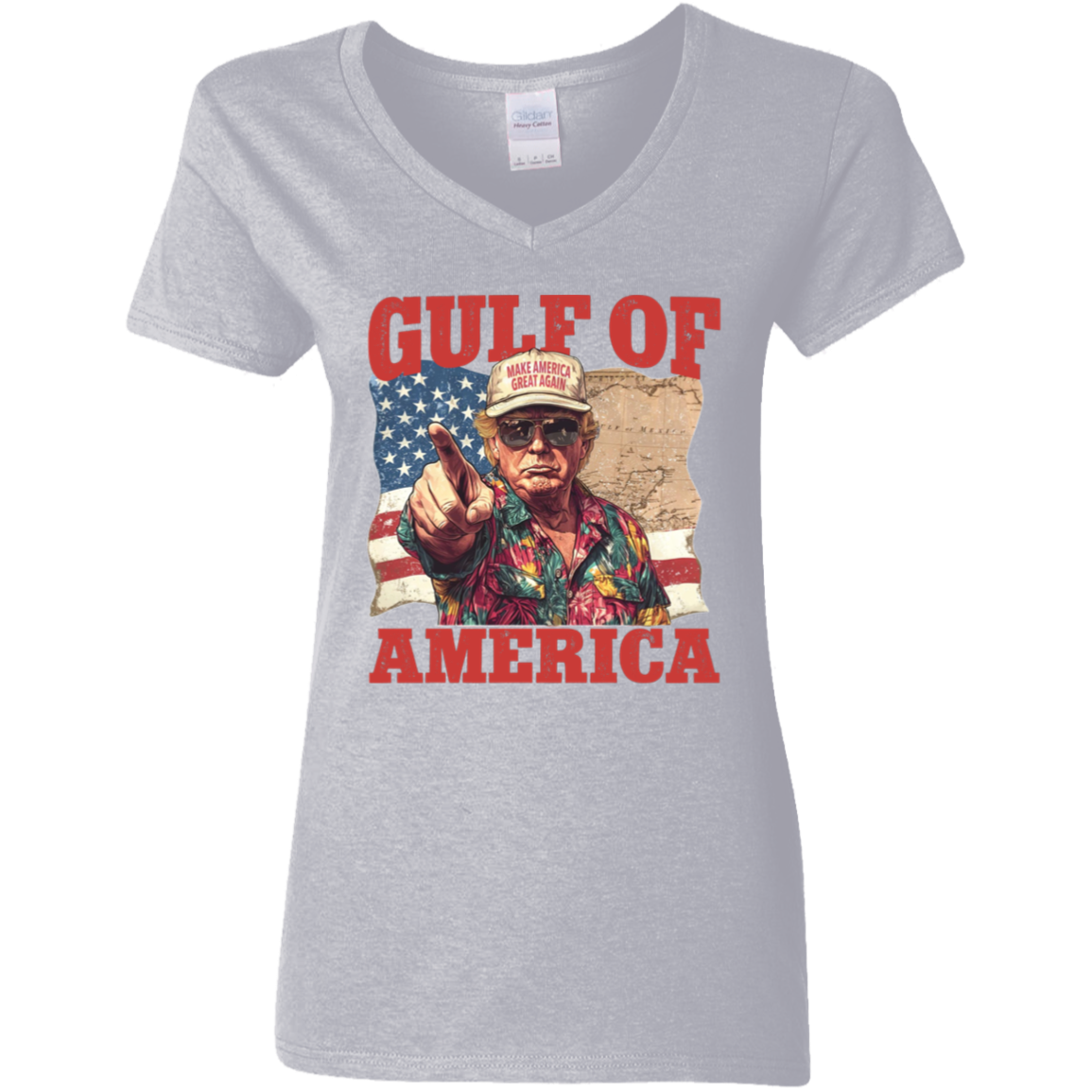Gulf of Mexico to Gulf of America, President Trump Gulf of America Bright Shirt HA75 64336