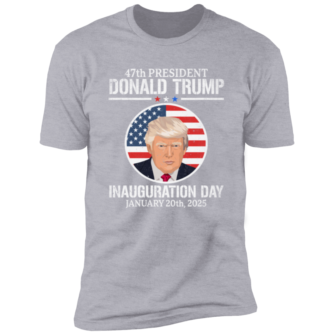 President Donald Trump Inauguration Day 2025 47th President Dark Shirt HO82 65654