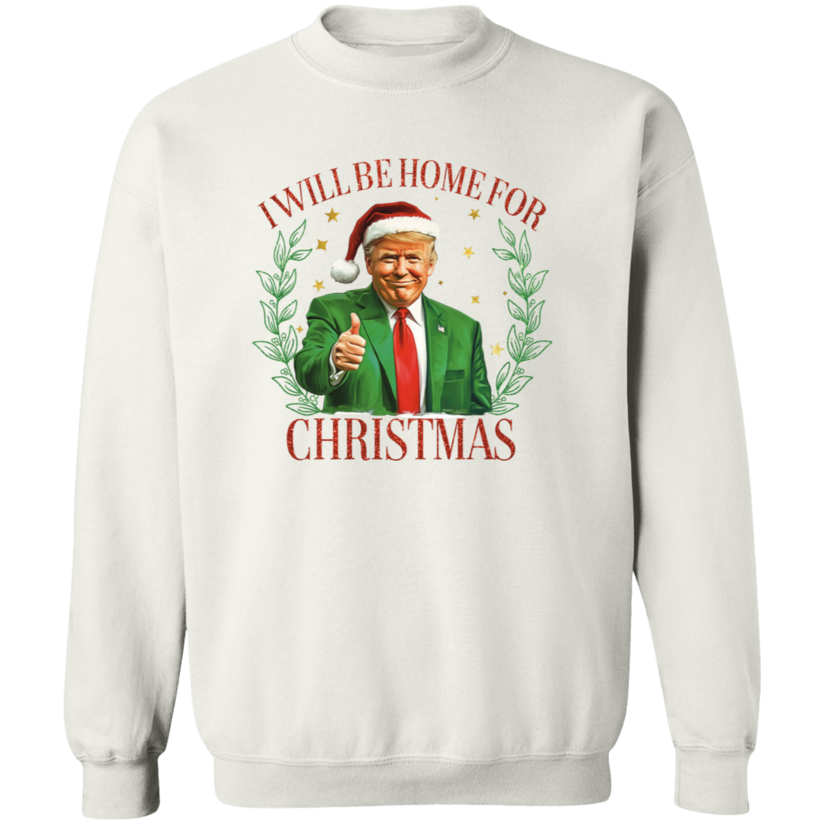 Trump Christmas Shirt - I'll Be Home for Christmas Shirt HA75 63702