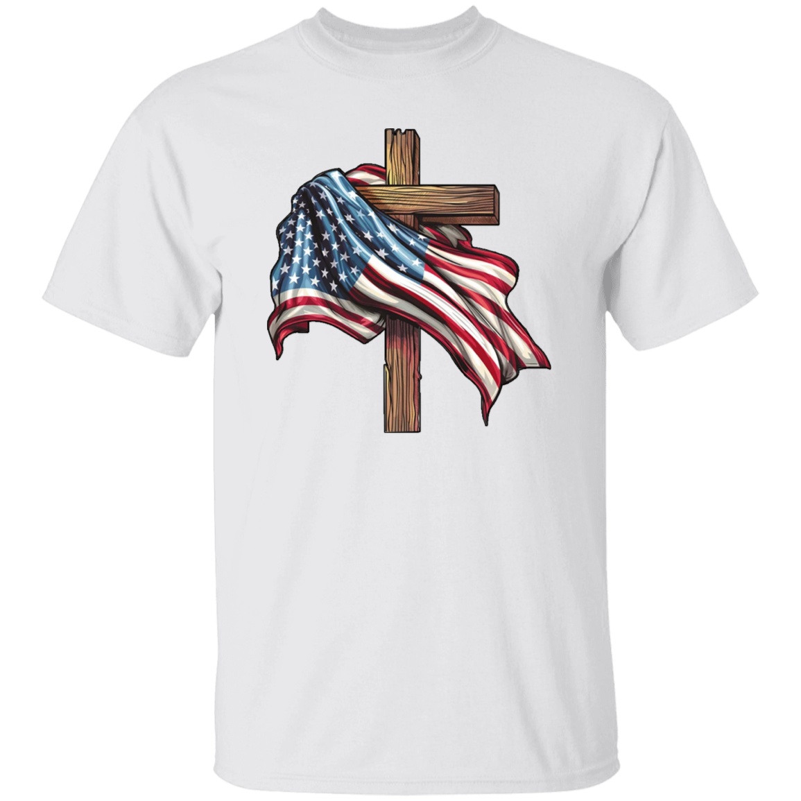 Christian American Sublimation 4th Of July Shirt TH10  62615