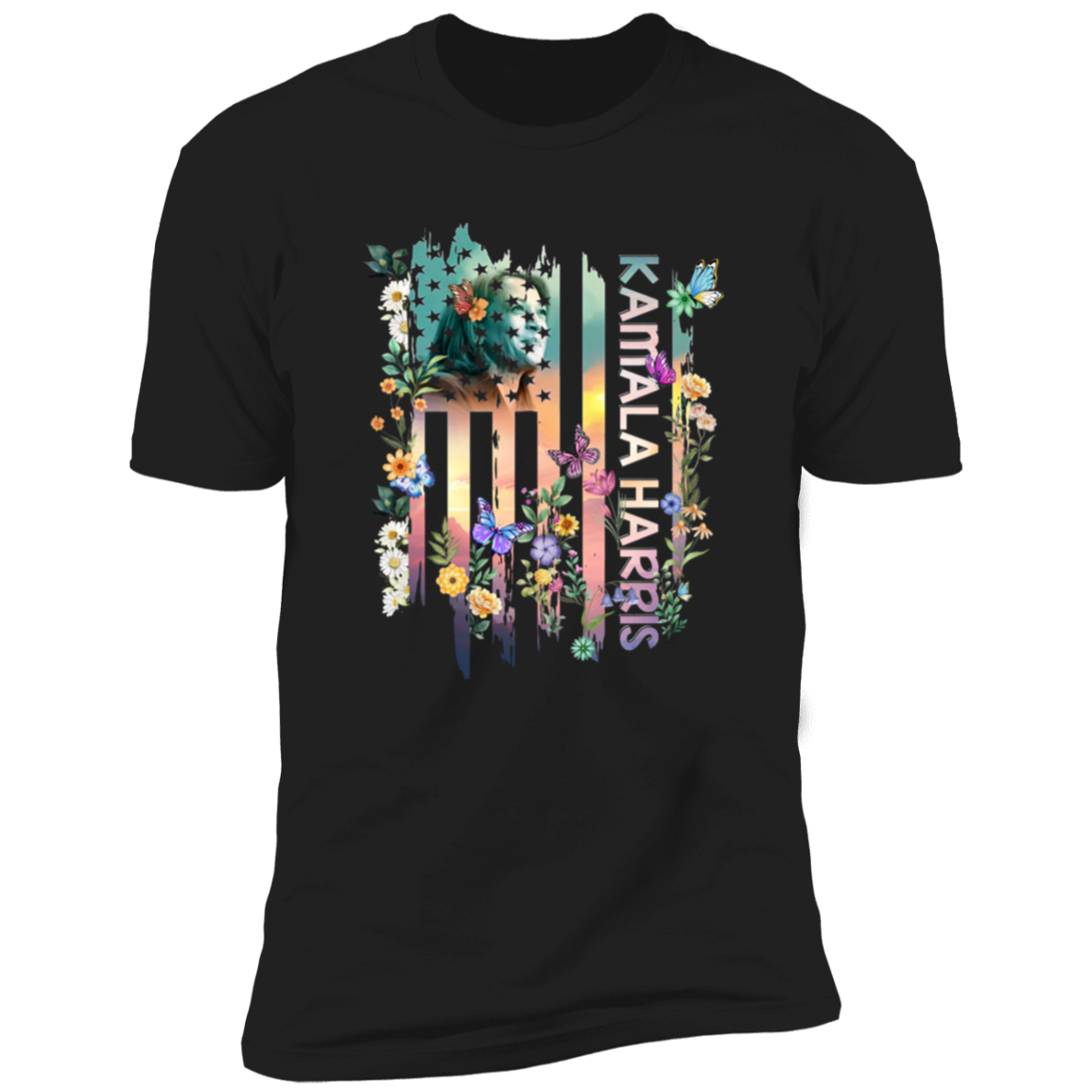 Kamala Harris Flag Flowers Shirt TH10 N369 63505