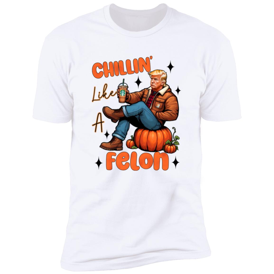 Chilling Like A Felon Trump Halloween Gift Bright Shirt HO82 63372