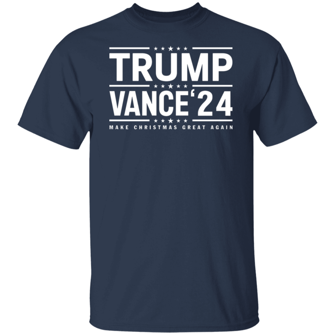 Trump Vance 2024 Make Christmas Great Again Dark Shirt 63697