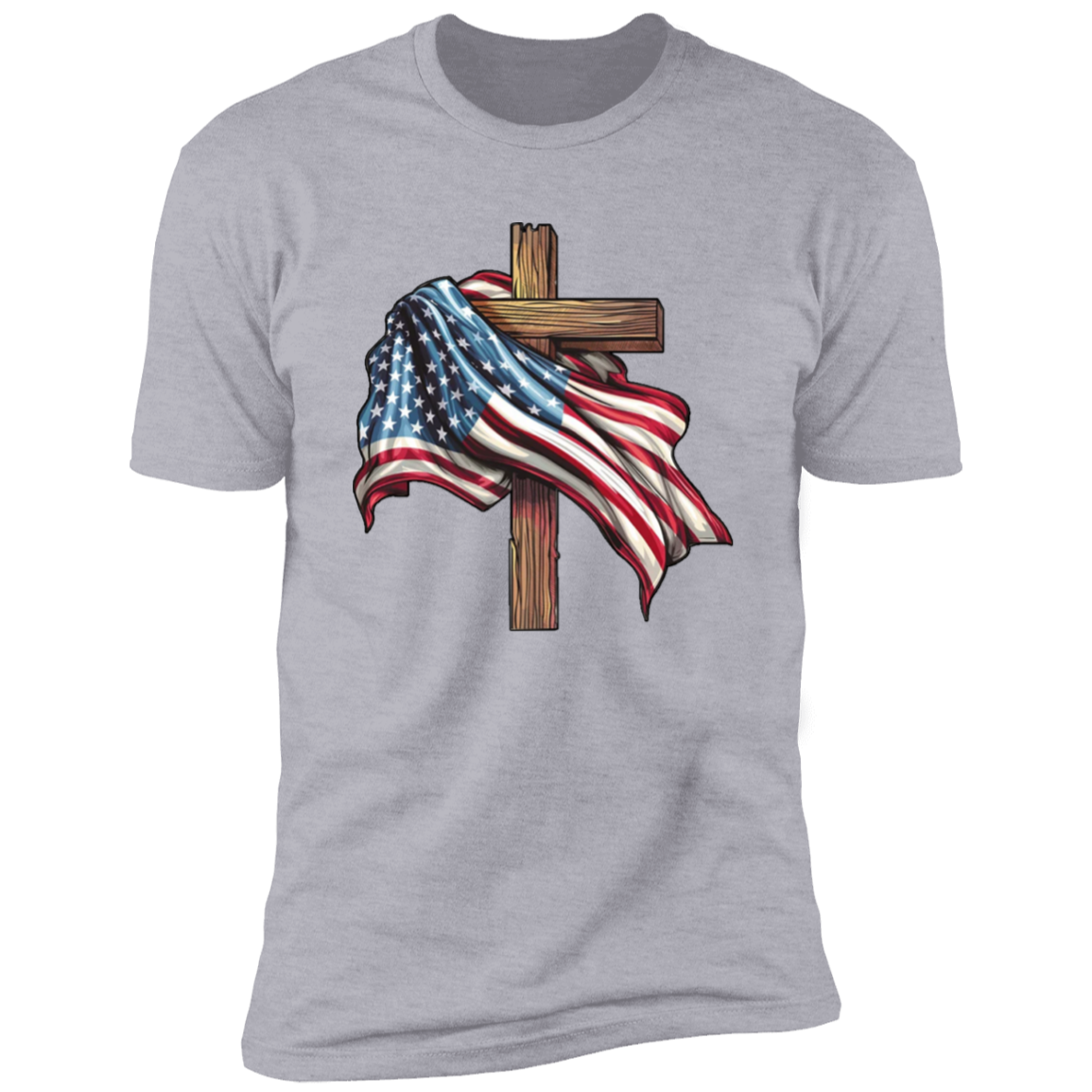 Christian American Sublimation 4th Of July Shirt TH10  62615