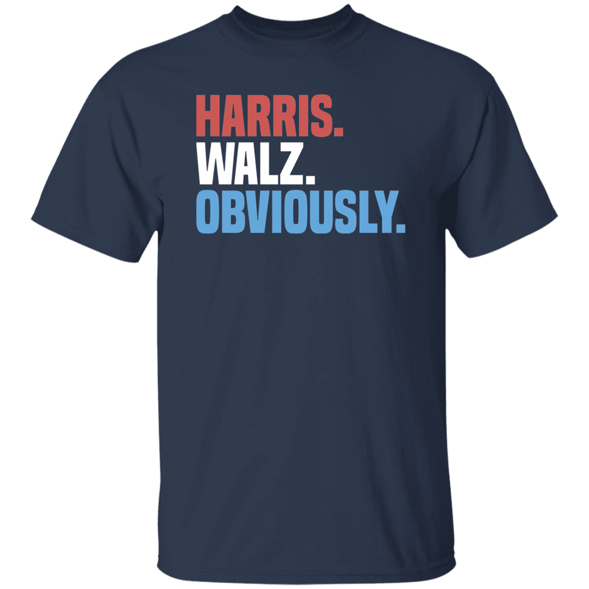 Kamala Harris Walz Obviously Madam President Election Dark Shirt HO82 65012