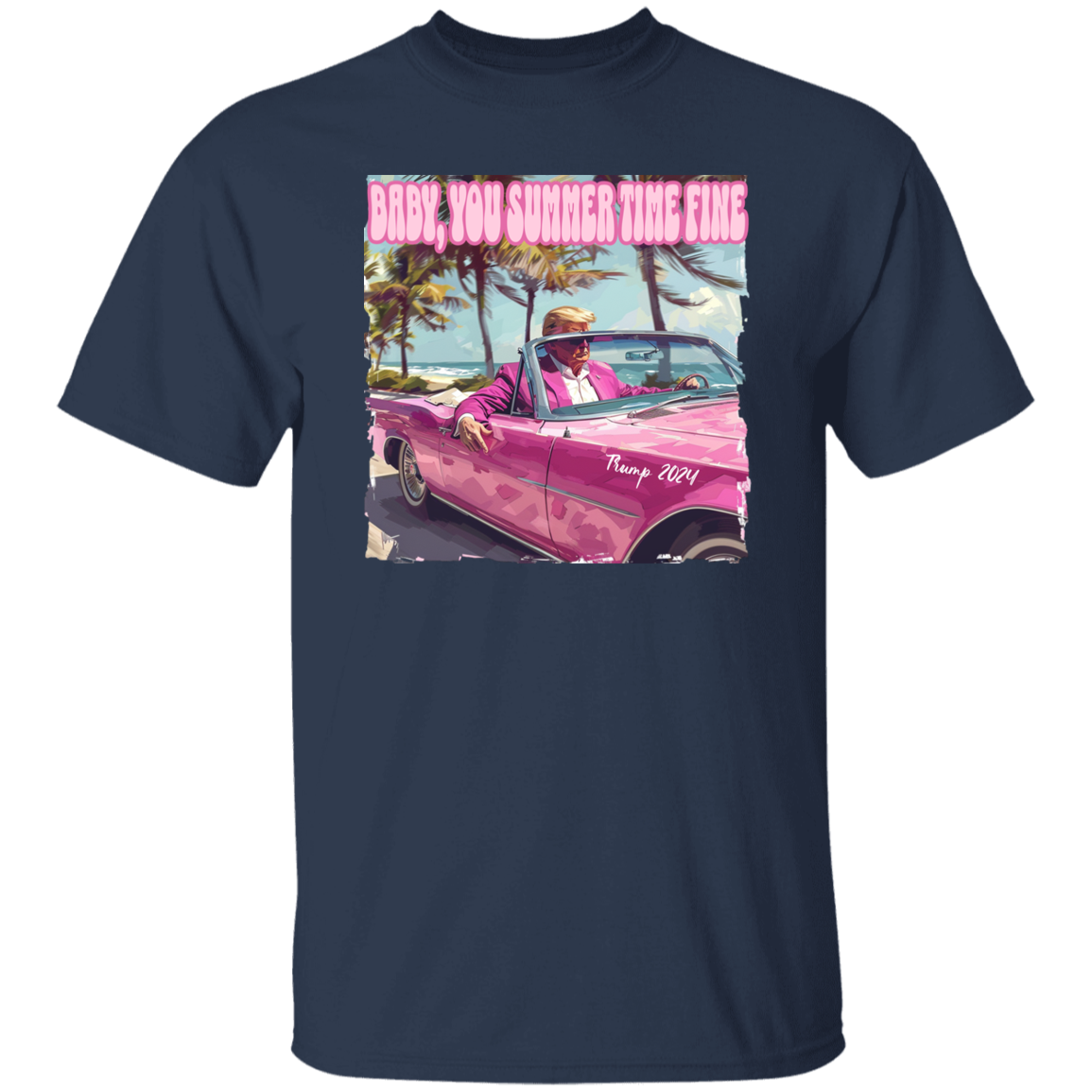 Baby You Summer Time Fine Trump Dark Shirt TH10 62533