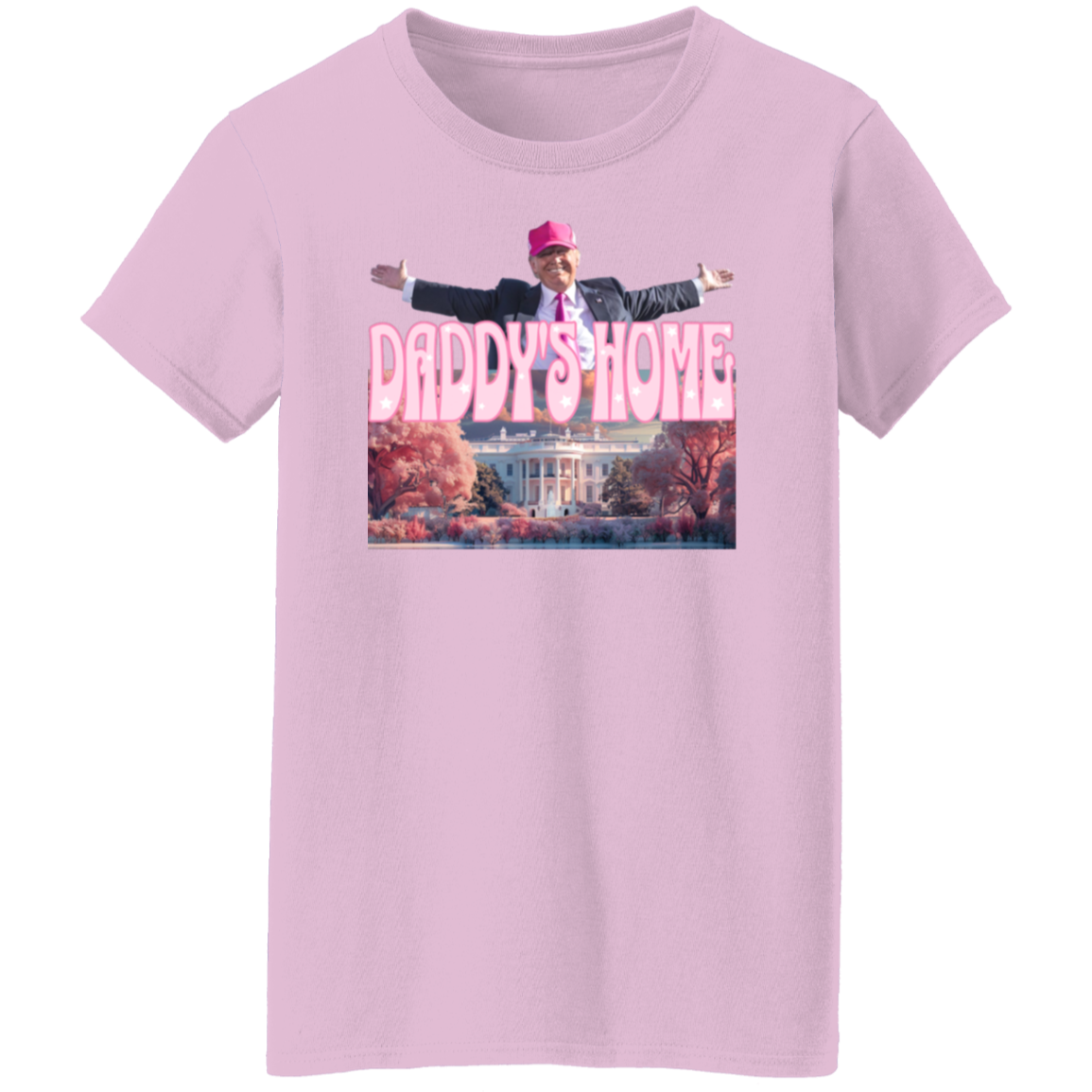 Daddy's Home Home Real Good Man Donald Pink Shirt HO82 62492