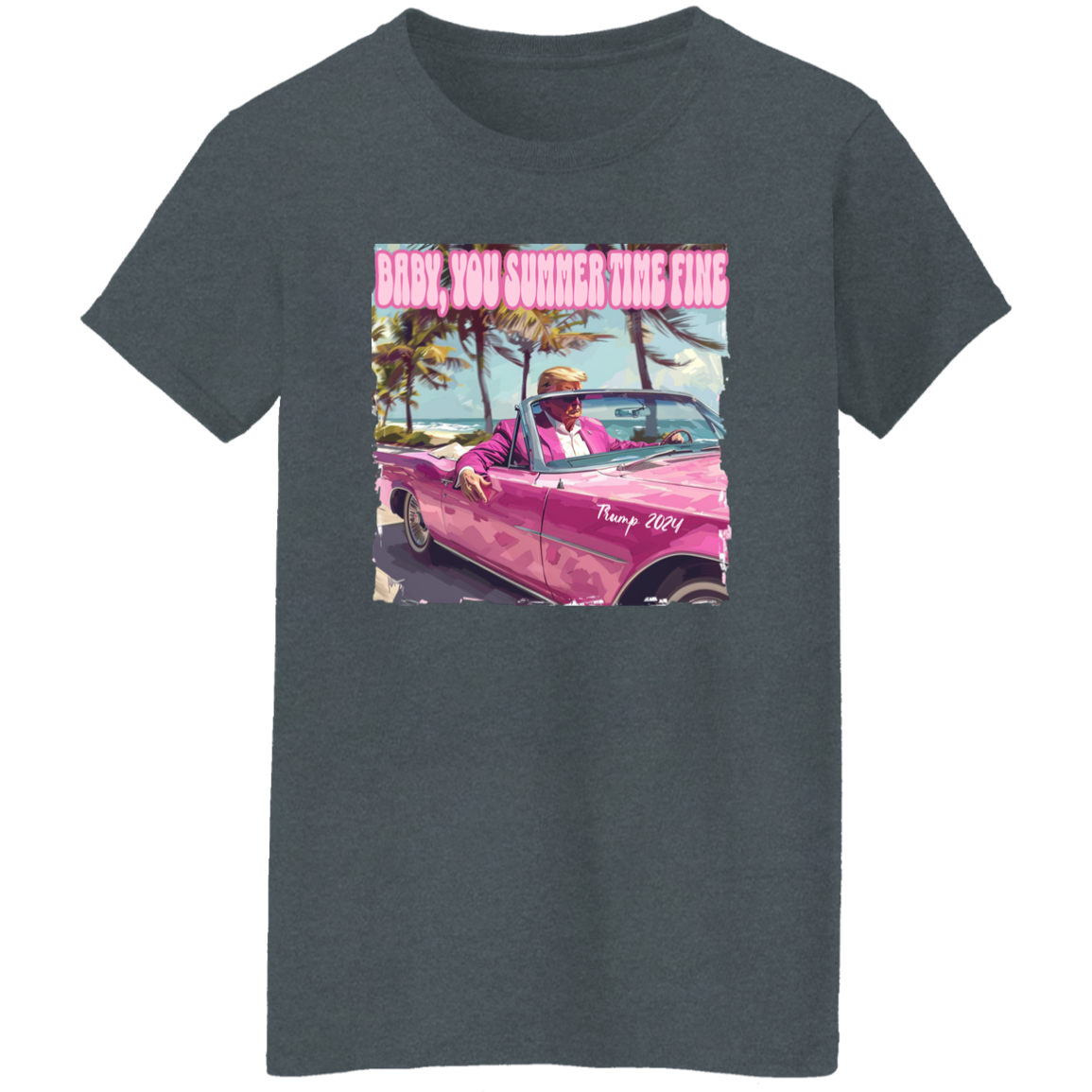 Baby You Summer Time Fine Trump Dark Shirt TH10 62533