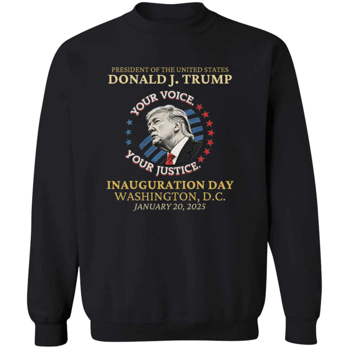 Trump Inauguration Day 2025 Commemorative Memorabilia Dark Shirt HO82 65638