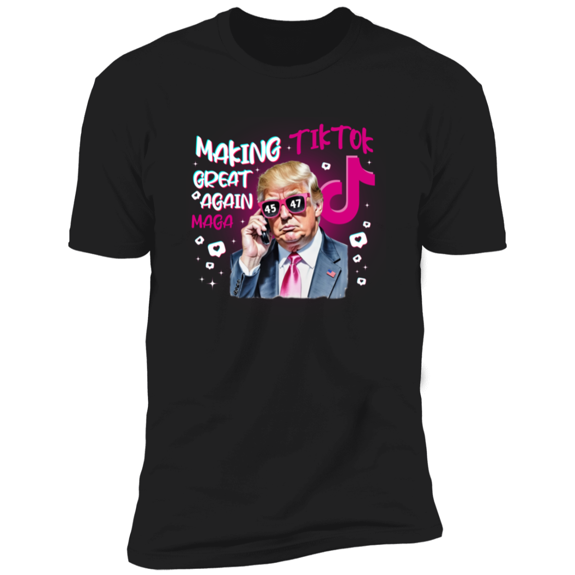 Trump Save Tiktok - Making TikTok Great Again Dark Shirt CH07 67298