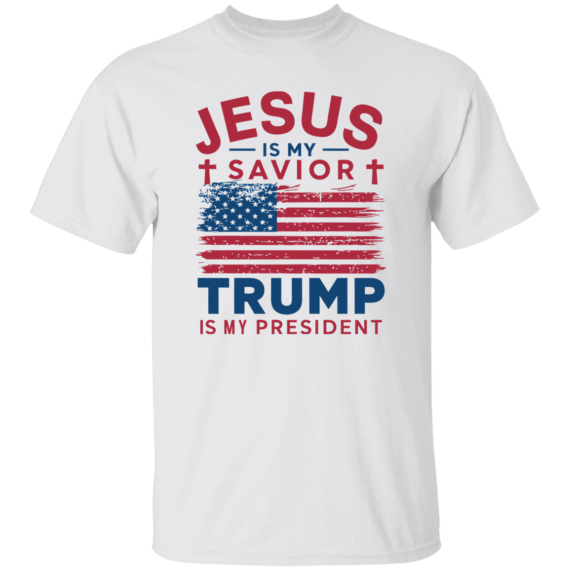 Jesus Is My Savior Trump Is My President Bright Shirt HO82 65326