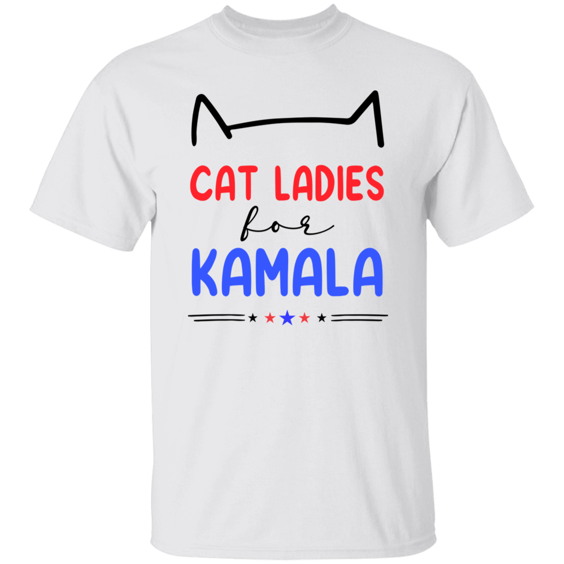 Cat Ladies For Kamala - Kamala Harris 2024 President Bright Shirt HA75 63342