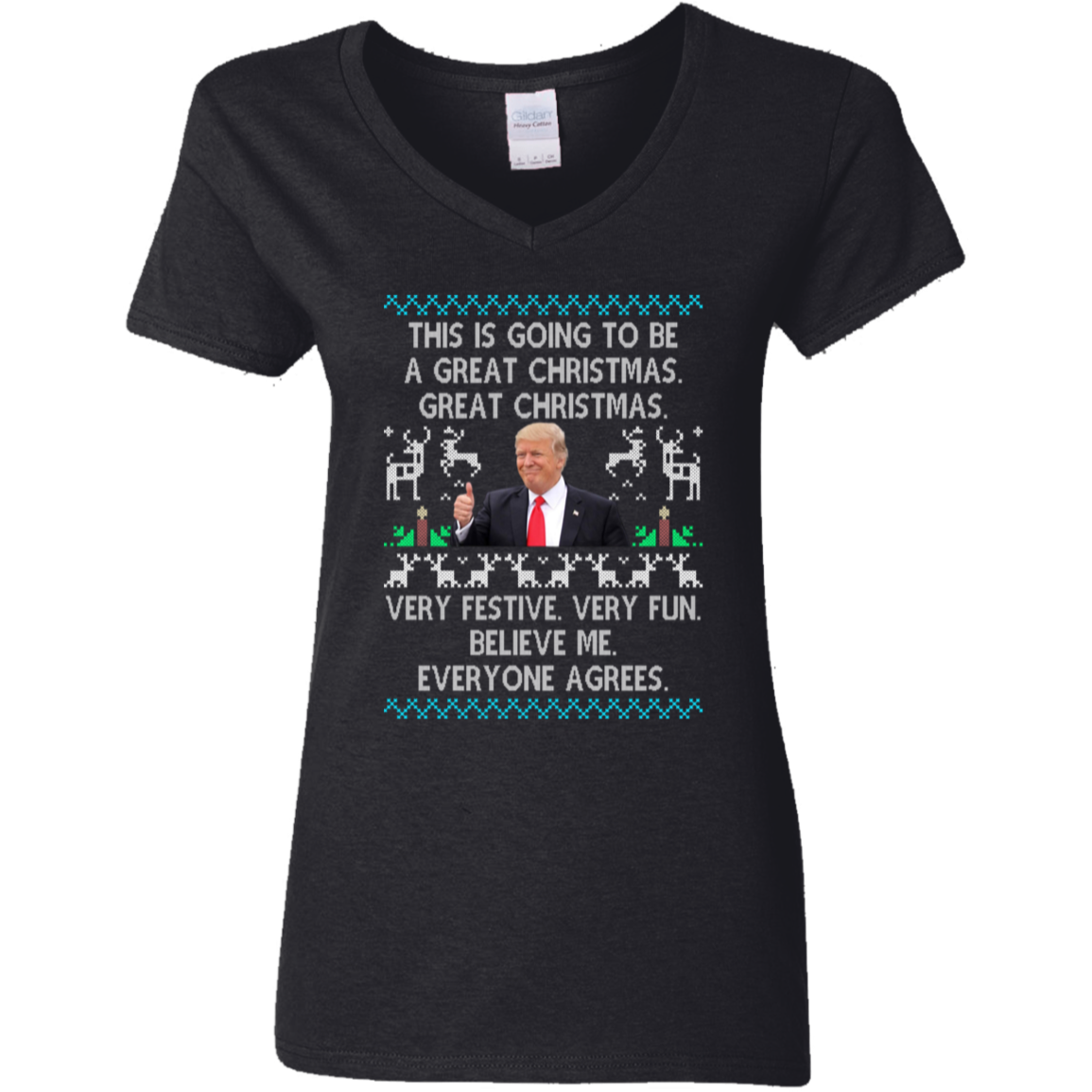 This Is Going To Be A Great Christmas Trump President Dark Sweatshirt HO82 65126