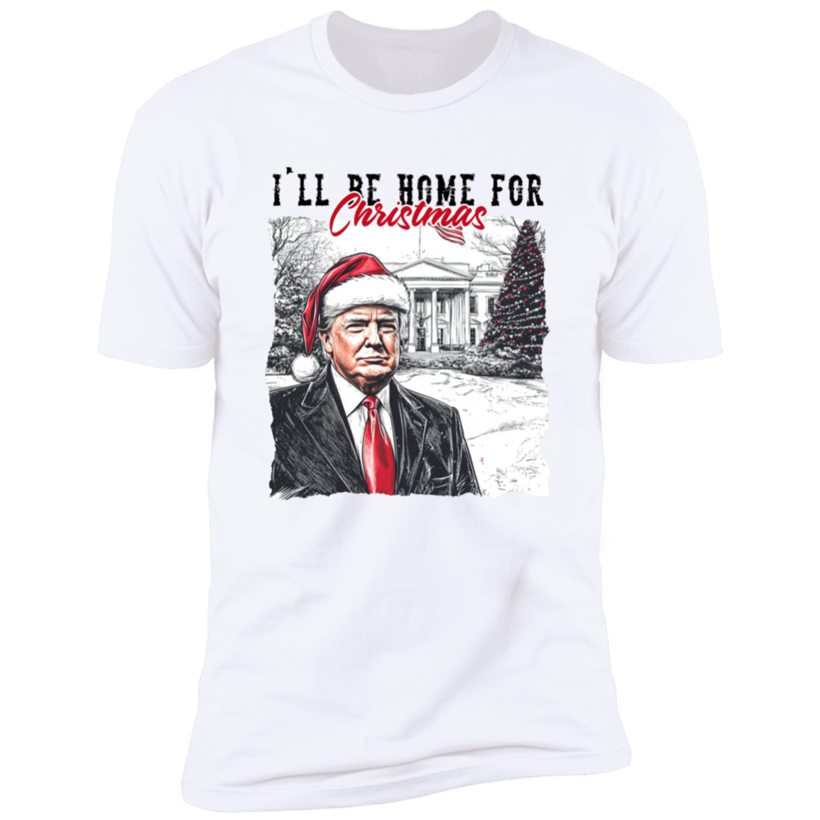 I'll Be Home For Christmas Donald Trump Shirt HA75 63640