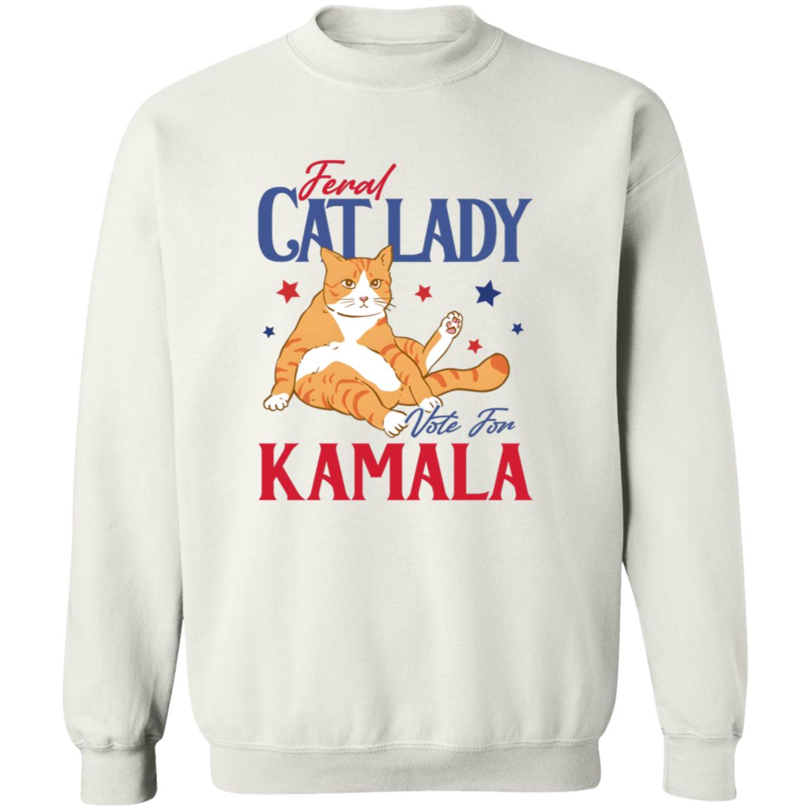 Feral Cat Lady Vote For Kamala Bright Shirt HA75 63502