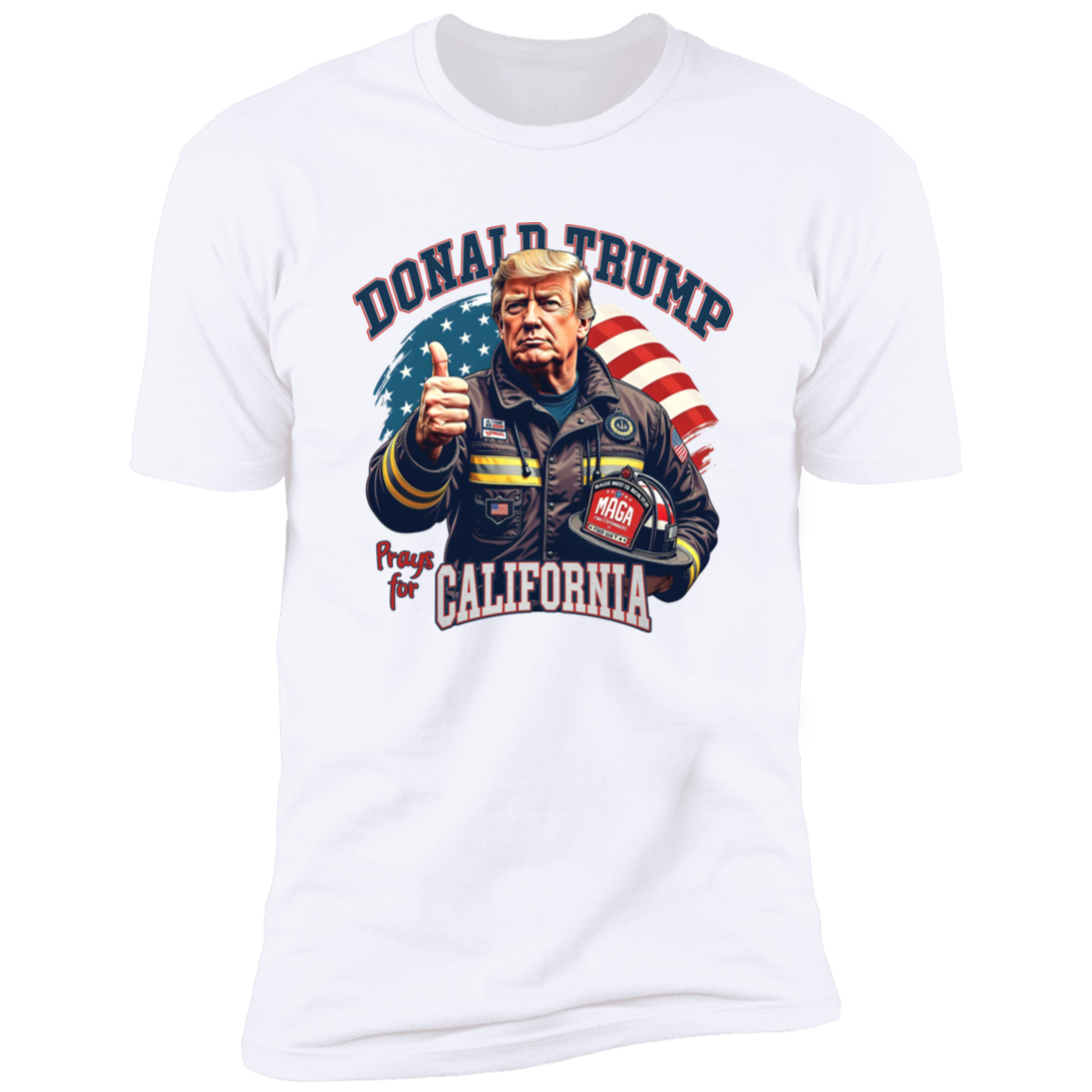 Donald Trump Prays for California Bright Shirt HA75 64306
